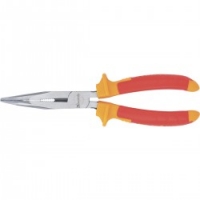 Длинногубцы изогнутые Insulated, 200 мм, двухкомпонентные рукоятки Matrix Professional
